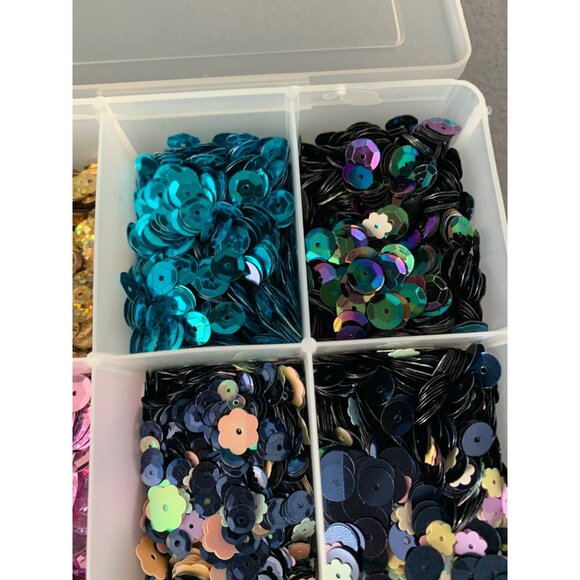 Mixed Sequin Set In Storage Box For Crafting & Decoration Projects - Picture 5 of 11